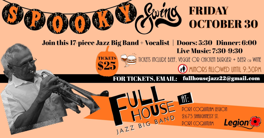 Fullhouse Jazz at Poco Legion Oct 30 2026